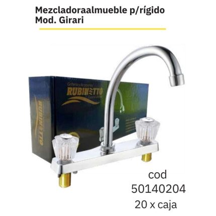 Mezcladora al mueble p/rígido Mod.Girari(20PCS)