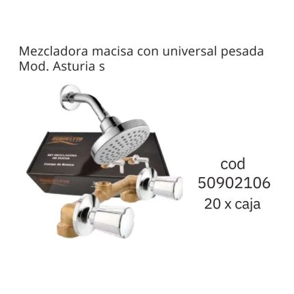 Mezcladora macisa con universal pesada Mod. Asturias(20PCS)