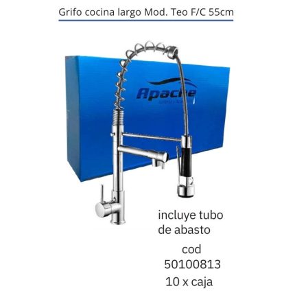Grifo cocina largo Mod. Teo F/C 55cm(10PCS)