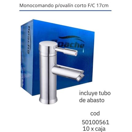 Monocomando p/ovalín corto F/C 17cm(10PCS)