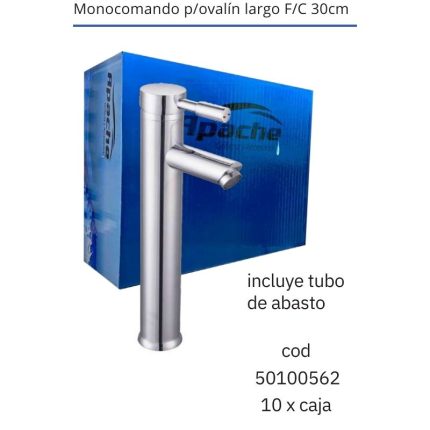 Monocomando p/ovalín largo F/C 30cm(10PCS)