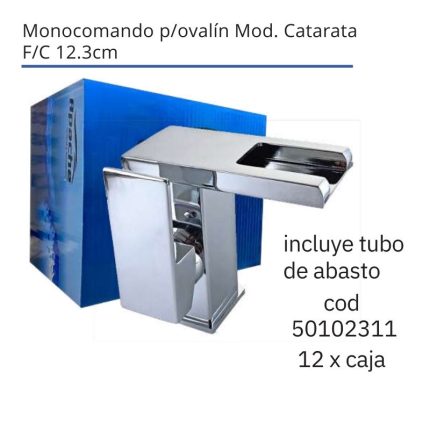 Monocomando p/ovalín Mod. Catarata F/C 12.3cm(12PCS)