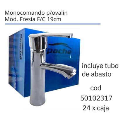 Monocomando p/ovalín Mod. Fresia F/C 19cm(24PCS)