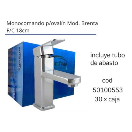 Monocomando p/ovalín Mod. Brenta F/C 18cm(30PCS)