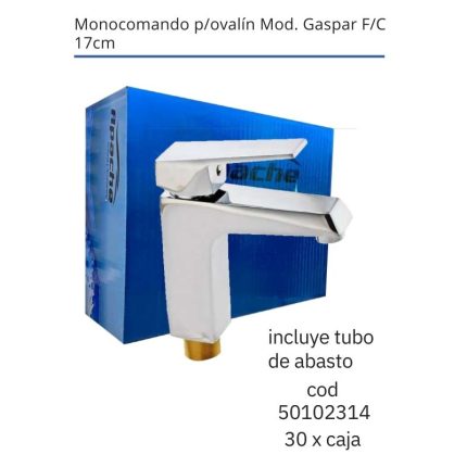 Monocomando p/ovalín Mod. Gaspar F/C 17cm(30PCS)