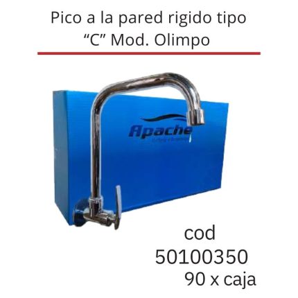 Pico a la pared rigido tipo "C" Mod. Olimpo (108PCS)