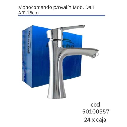 Monocomando p/ovalín Mod. Dali A/F 16cm(24PCS)