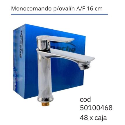 Monocomando p/ovalín A/F 16 cm(48PCS)