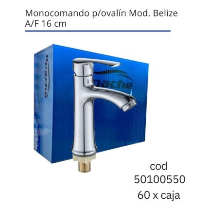Monocomando p/ovalín Mod. Belize A/F 16 cm(60PCS)