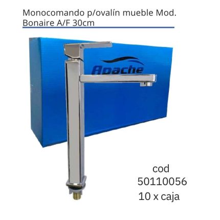 Monocomando p/ovalín mueble Mod. Bonaire A/F 30cm(10PCS)