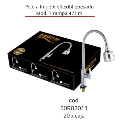 Pico al mueble flexible pesado Mod. Trampa 47cm (20PCS)