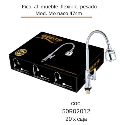 Pico al mueble flexible pesado Mod. Monaco 47cm (20PCS)