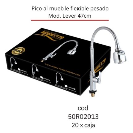 Pico al mueble flexible pesado Mod. Lever 47cm (20PCS)