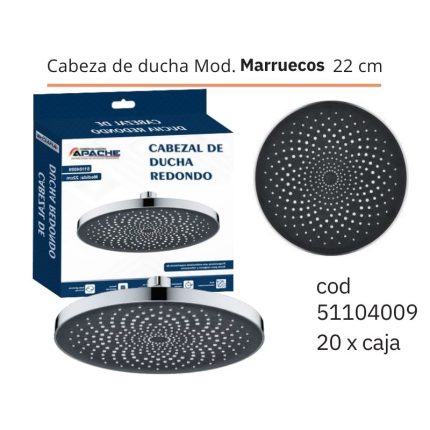 Cabeza de ducha Mod. Marruecos 22 cm(20PCS)