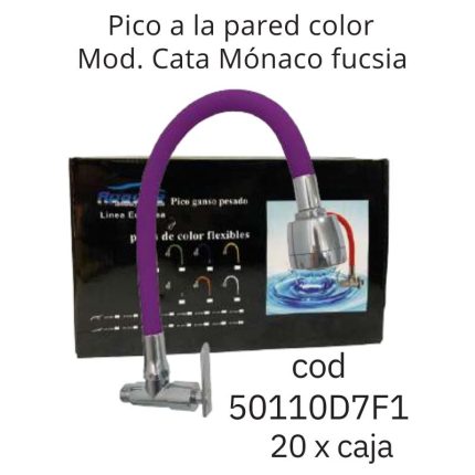 Pico a la pared color Mod. Cata Mónaco fucsia (20PCS)