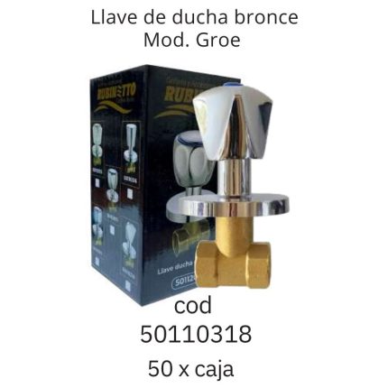 Llave de ducha bronce Mod. Groe (50PCS)