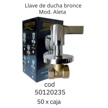 Llave de ducha bronce Mod. Aleta (50PCS)