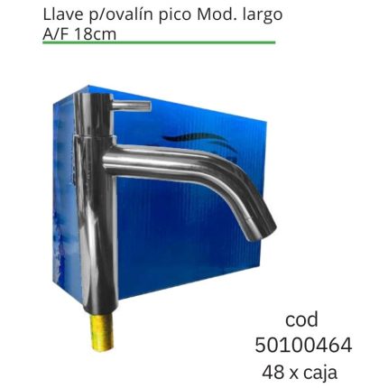 Llave p/ovalín Mod. largo A/F 18cm (48PCS)