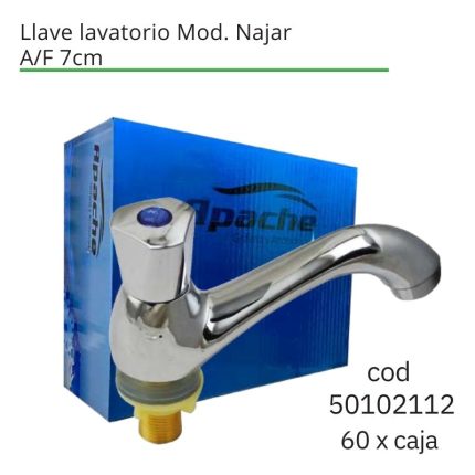 Llave p/lavatorio Mod. Najar A/F 7cm(60)PCS